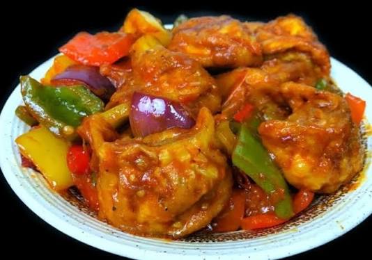Mutton Chilly Momo